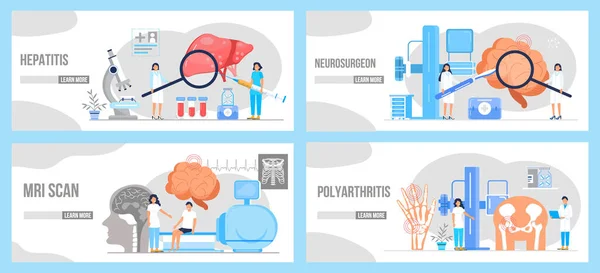 Hepatitis Zirrhose Welt Hepatitis Tag Winzige Ärzte Behandeln Die Leber — Stockvektor