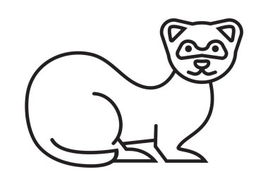 Gelincik, hamster, tavşan gösterilen sembollerdir. Fare, kobay ikonları. Evcil hayvan için masaj eldiveni. Kemirgenler için kafes ve saman. Gelincikler için yiyecek. Fare kokusuna karşı püskürt.