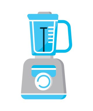 Karıştırıcı, blender düz simge vektörü. Mutfak küçük aletleri imzası. Uygulama ve web için ev aletleri sembolü. Ekmek için pişirme ekipmanları gösteriliyor.