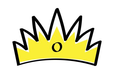 Karalama stilinde birinci sınıf taç vektörü. Kral ve kraliçe taslak olarak taç takıyor. Kraliyet ailesinin işaretlerini özetliyor. Prenses için basit mesafeler. Prens için lüks aksesuarlar. Grafiti olarak imparatorluk nitelikleri.