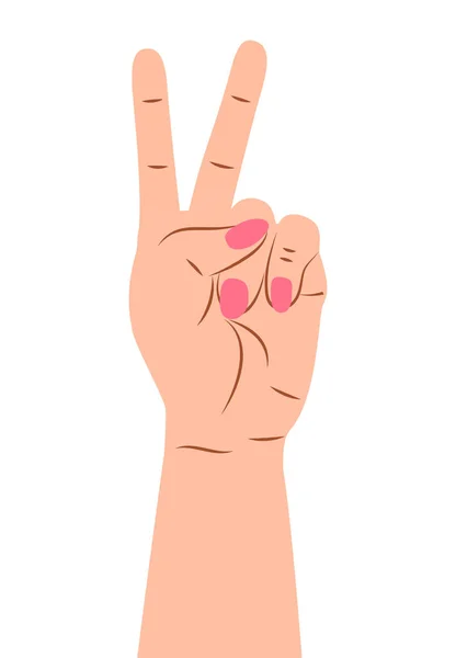 Χέρι Χειρονομία Διάνυσμα Σημάδι Ποντάρω Στα Δάχτυλα Εικόνες Καρπού Δάχτυλο — Διανυσματικό Αρχείο