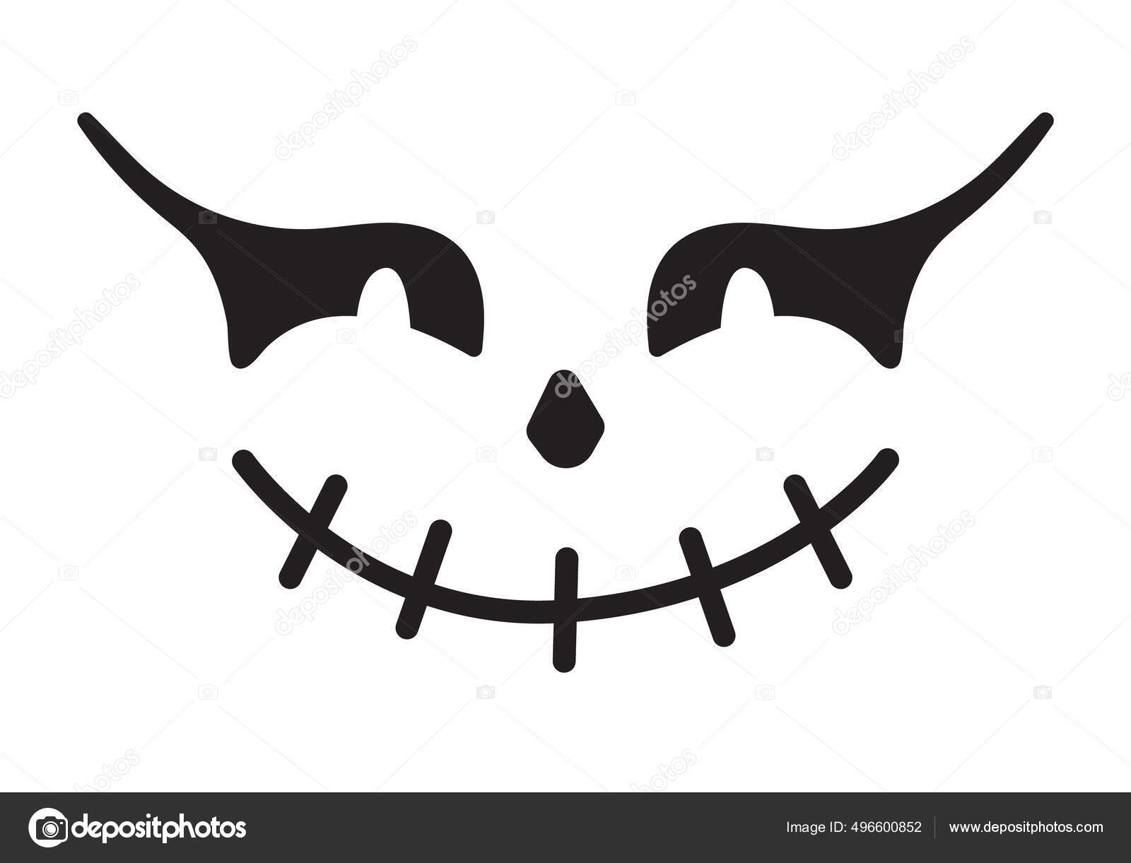 Vetores de Assustadora Abóbora De Halloween Face Fantasma Ou Monstro De  Boca E Olhos Mal Caráter Para Celebrar O Dia Das Bruxas Ilustração Em Vetor  Horror Cara e mais imagens de Artigo