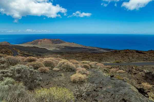 Vulkanisch Landschap Bij Vuurtoren Van Orchilla Zuidwestkust Van Het Eiland — Stockfoto