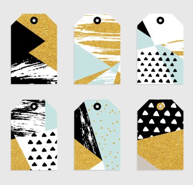 elle çizilmiş geometrik tebrik Etiketler