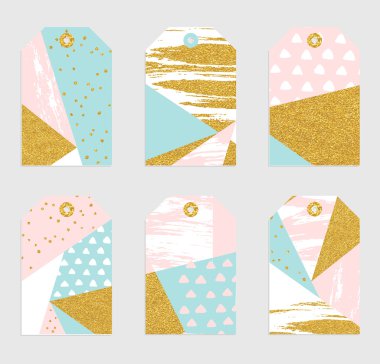 elle çizilmiş geometrik tebrik Etiketler