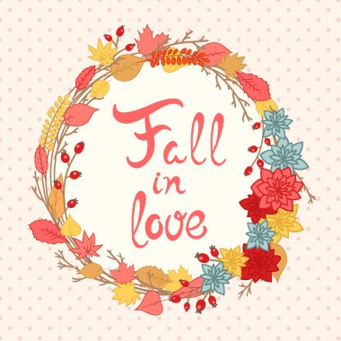 sonbahar çerçeve çiçek