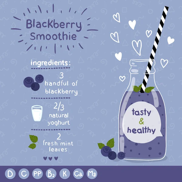 BlackBerry smoothie tarifi