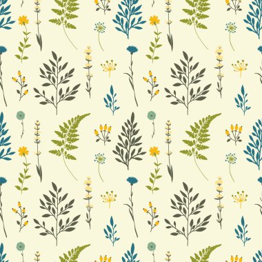 Çiçeklerle kusursuz desen