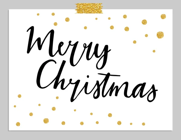 Buon Natale Typography Card — Vettoriale Stock