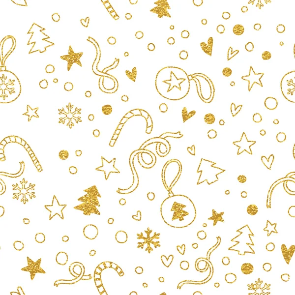 Merry Christmas seamless pattern — Stock Vector