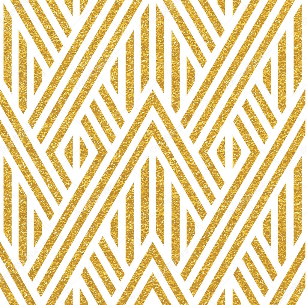 Geometric striped ornament.