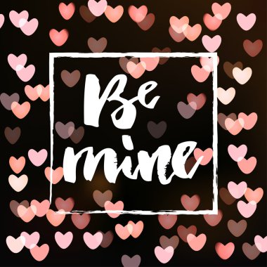 Sevgililer Günü tebrik kartı.