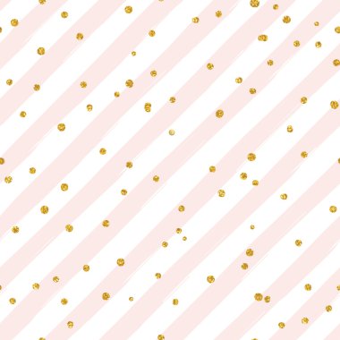 Gold glittering confetti pattern