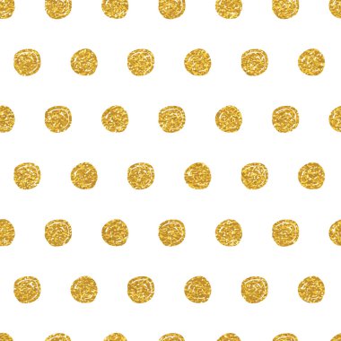 pattern with gold drawn dots