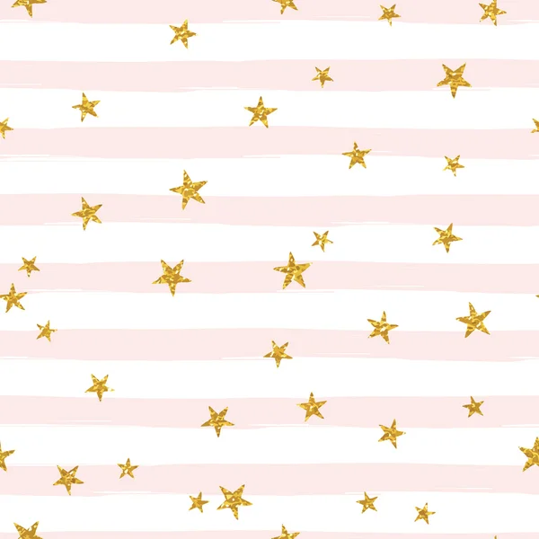 Gold glittering Stars sterren confetti — Stockvector