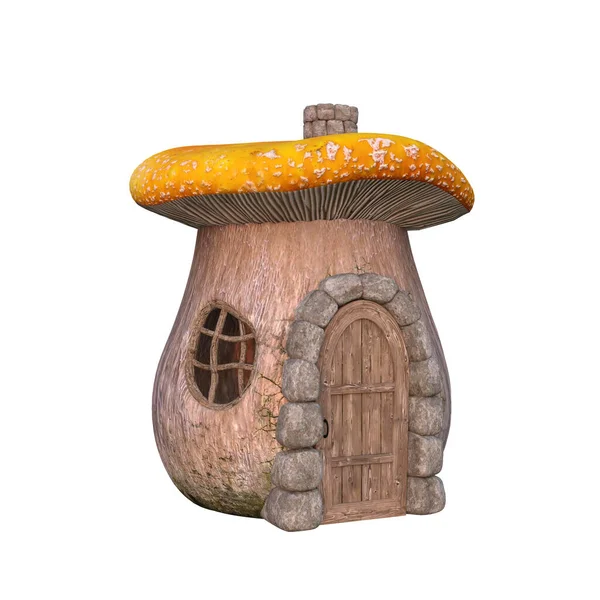 Fairy House Illustration Isolated White Background — Stock Photo, Image