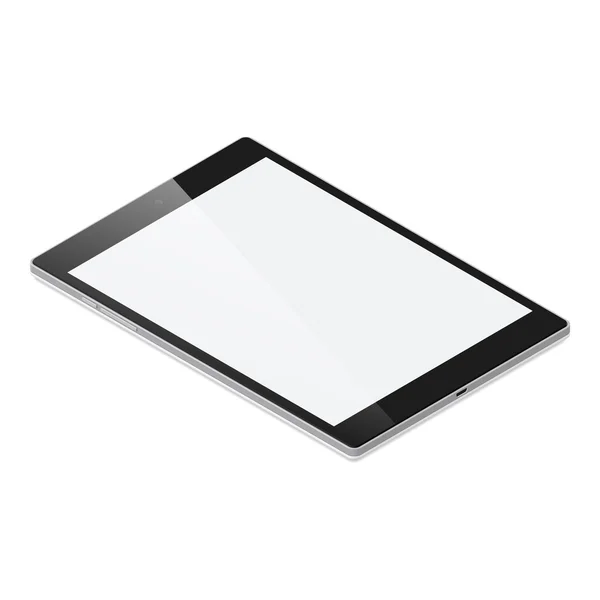 Tablet pc icona isometrica dettagliata — Vettoriale Stock
