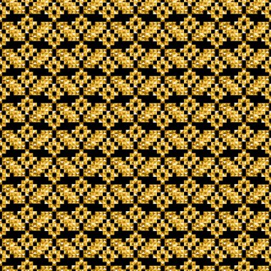 Altın modern geometrik desen