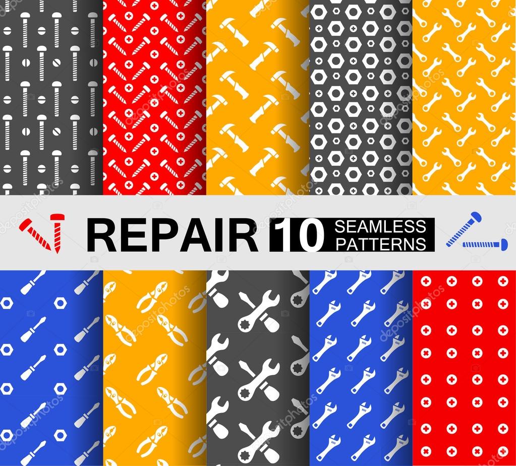 Repair ten seamless patterns