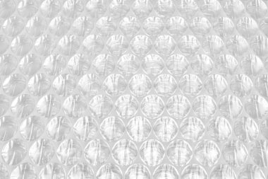 White Bubble Wrap Packing Or Air Cushion Film Abstract Backgroun clipart