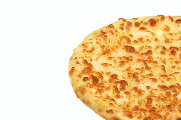 Класичний круглий пиріг з сиром або Quatrro Formaggi піци, білий Isola — стокове фото