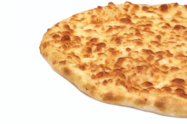 Pastel de queso redondo clásico o pizza Quatrro Formaggi, Isola blanca —  Fotos de Stock