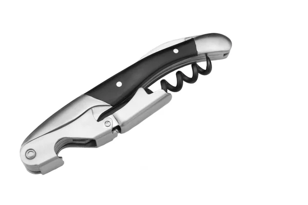 Официант или сомелье Профессиональный многофункциональный нож Isolated O — стоковое фото