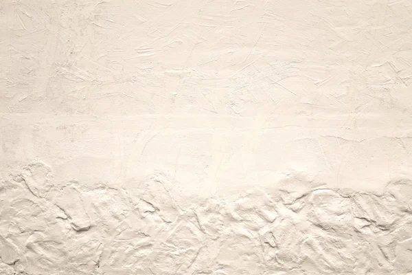 Outdoor Whitewashed Wall Fragment Textured Plaster Close Background — Stock Photo, Image