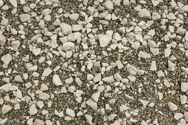 Perspective View On The Rocky Pebble Surface, Stone Background — Stock Photo, Image