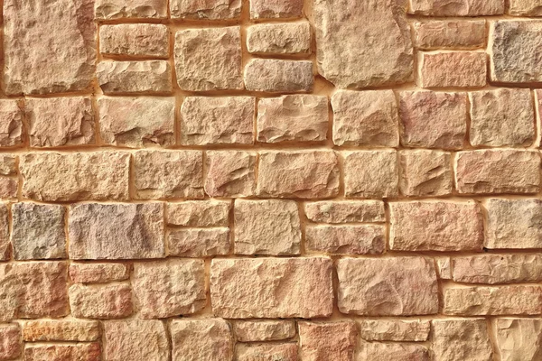 Urban Street Limestone Stone Wall Background Texture, Vintage Mo — Stock Photo, Image