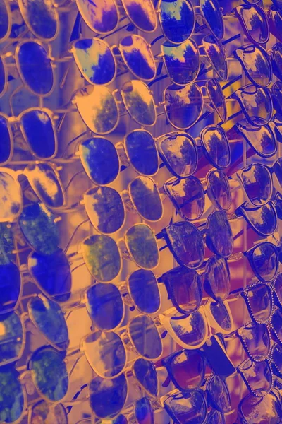 Textura Fundo Vidro Solar Imitação Marcas Famosas — Fotografia de Stock