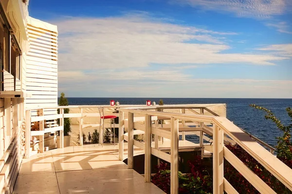 Hôtel Maison Privée Appartement Terrasse Avec Vue Sur Paysage Marin — Photo