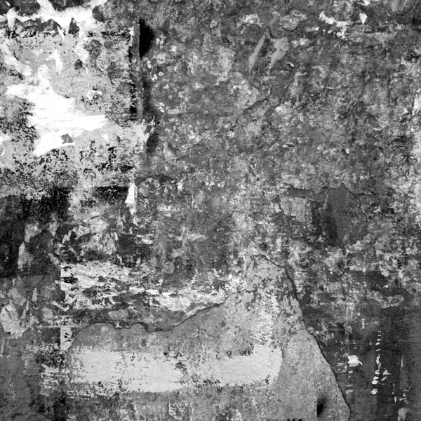 Publicidade Riscada Fundo Parede Grunge Exposed Weathered Urban Wall Com — Fotografia de Stock