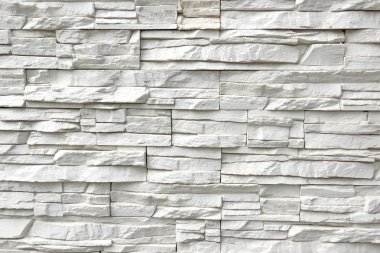 White Artificial Stone Wall clipart