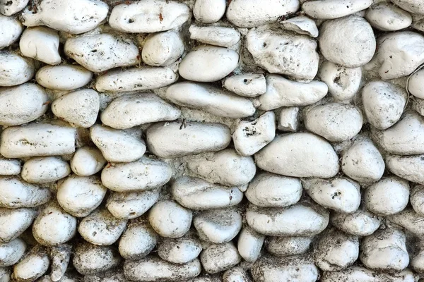 Mur en pierre blanche — Photo
