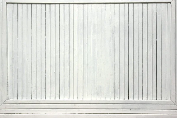 Bílé dřevo tabule reklamní Panel — Stock fotografie