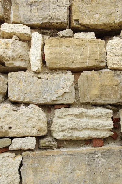 Starożytny kamienny mur — Zdjęcie stockowe
