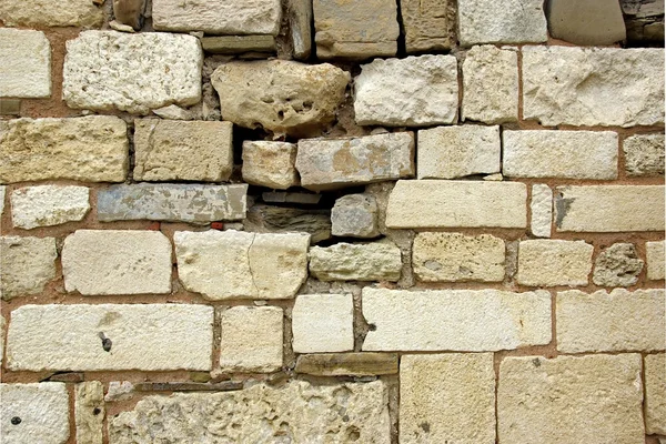 Ősi kő-fal — Stock Fotó