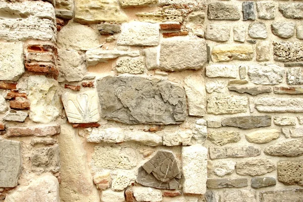 Decorativ mozaika kamienna ściana — Zdjęcie stockowe