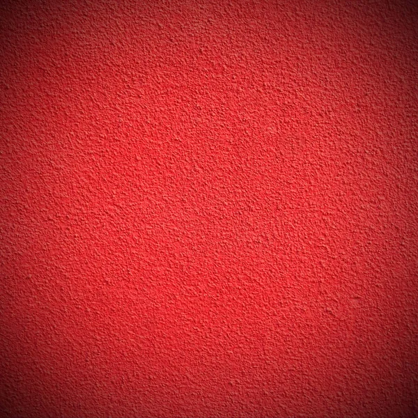 Rød plastret vegg – stockfoto