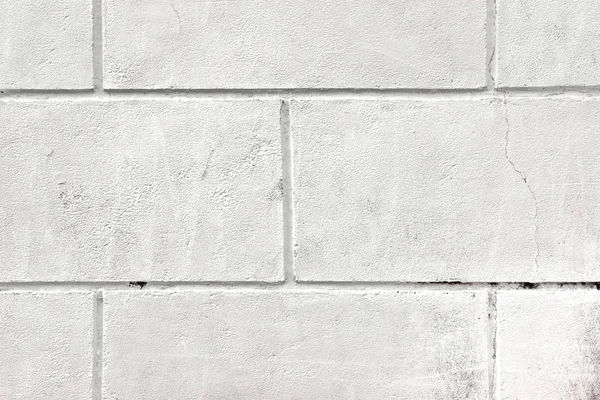 Concrete Block White Wall — Stock Photo, Image