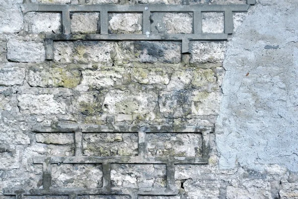 Mur avec plâtre endommagé — Photo
