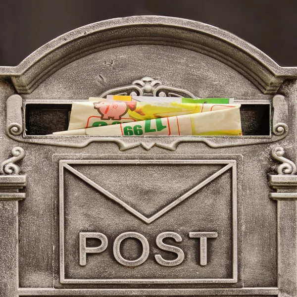 Ročník poštovní schránka — Stock fotografie