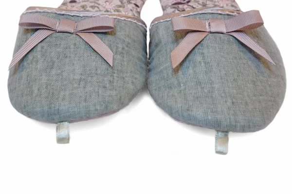 Las zapatillas de mujer son como pisos de ballet — Foto de Stock
