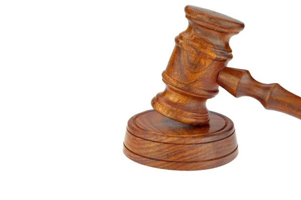 Jueces o Presidente Oficial o Subastadores Hardwood Gavel —  Fotos de Stock