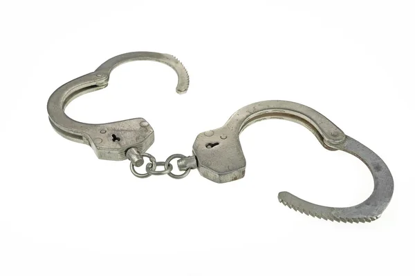 Real Iron Handcuffs — Stock Photo, Image