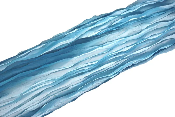 Blue Wave tyg vinkel linjer mönster abstrakt texturerat bak — Stockfoto