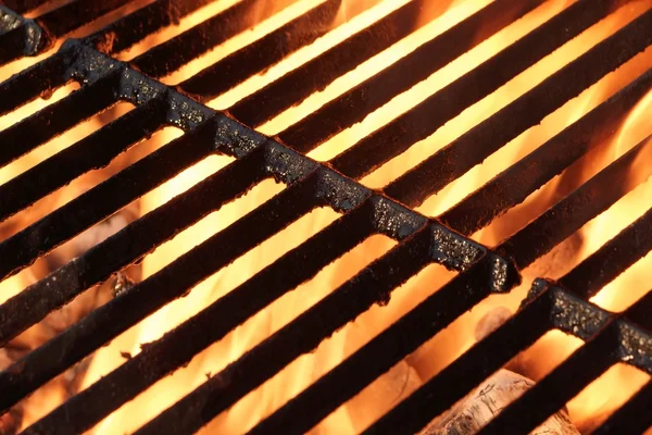 Empty Hot Barbeque Grill — Stock Photo, Image