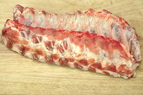 Raw Pork Spareribs Close-Up — Stock Photo, Image