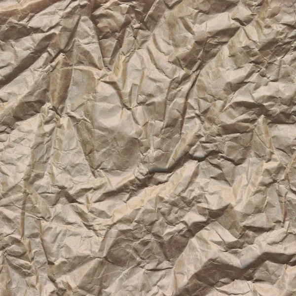 Szczegół szorstki Brown pomarszczony placu papier Opakowania Texture — Zdjęcie stockowe